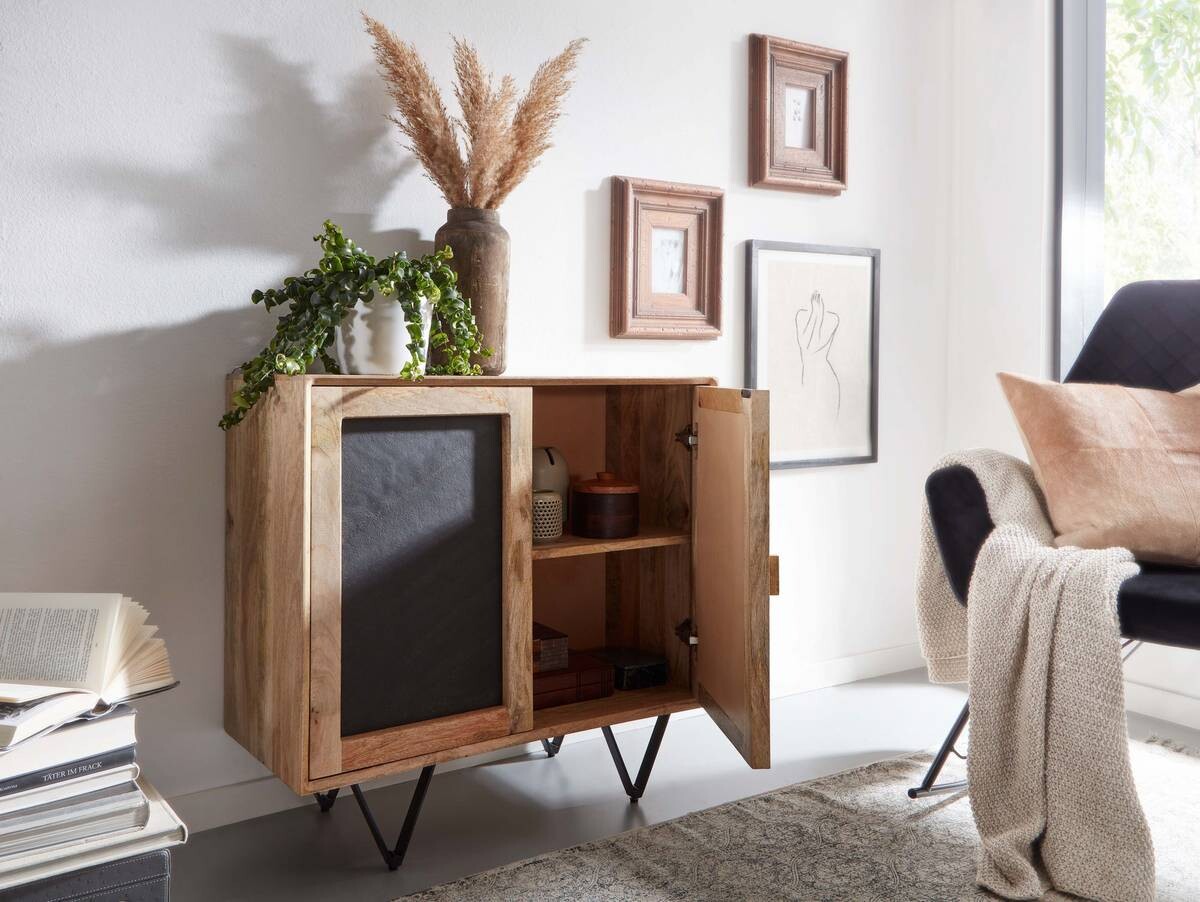 Sideboard braun B/H/T: ca. 80x75x35 cm