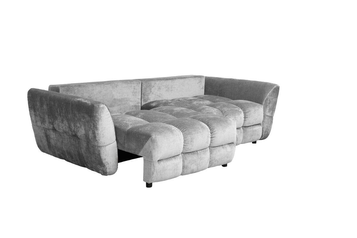 Big Sofa Moma hellgrau Microfaser B/H/T: ca. 250x97x120 cm