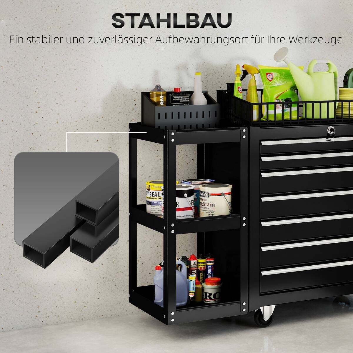 Werkstattwagen B/H/T: ca. 96x75x33,5 cm