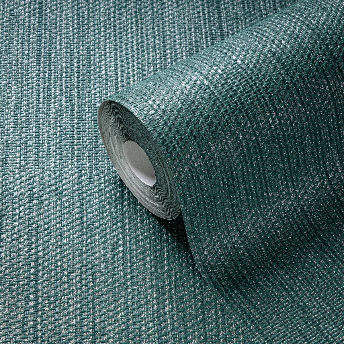 A.S.Creation Vliestapete dunkelgrün B/H/D: ca. 53x1005x9,4 cm