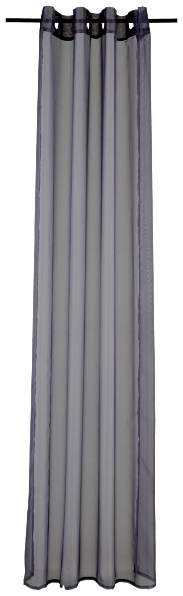 POCOline Ösenvorhang Micha silber B/L: ca. 135x235 cm