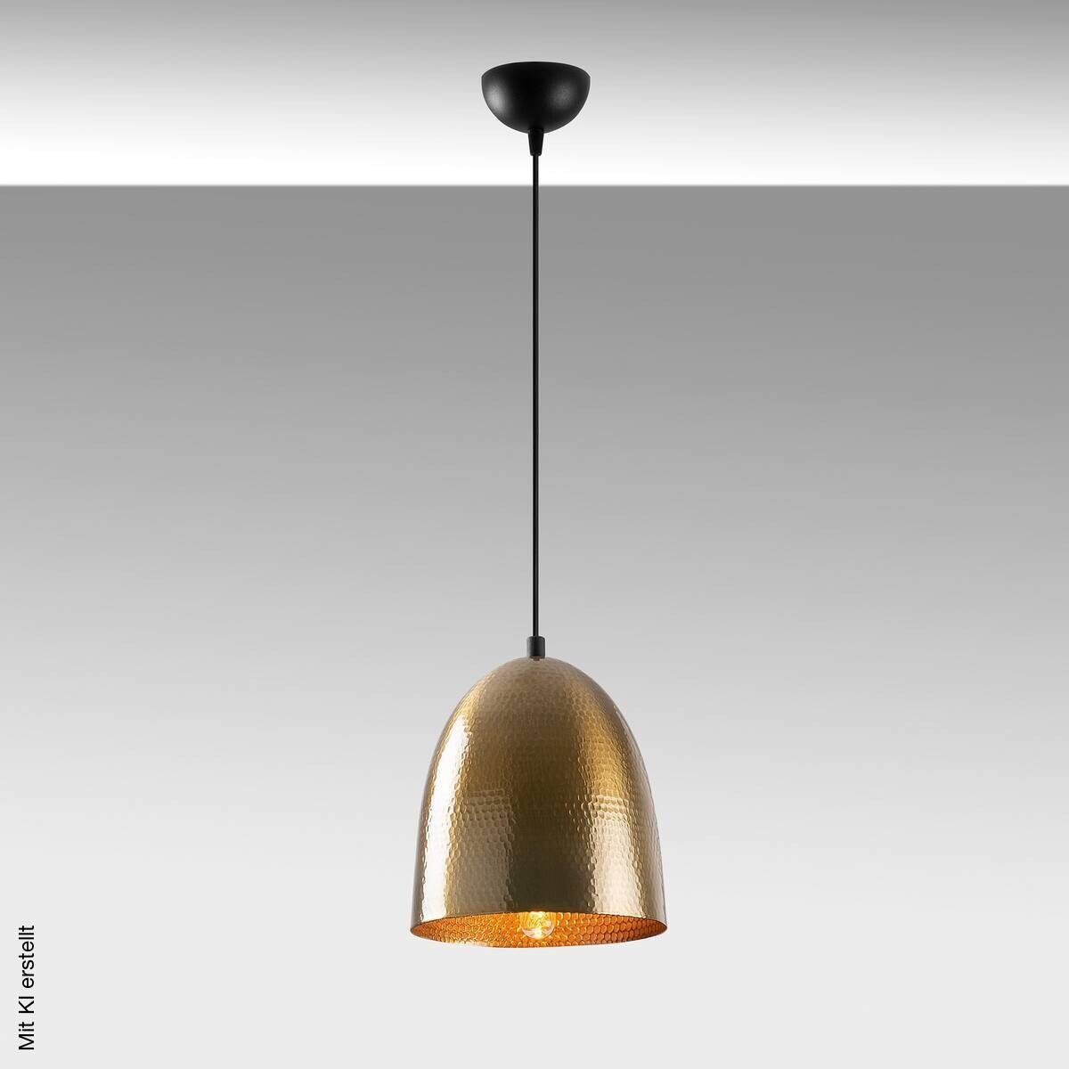 Opviq Pendelleuchte bronze B/H/T: ca. 20x118x20 cm E27 1 Brennstellen