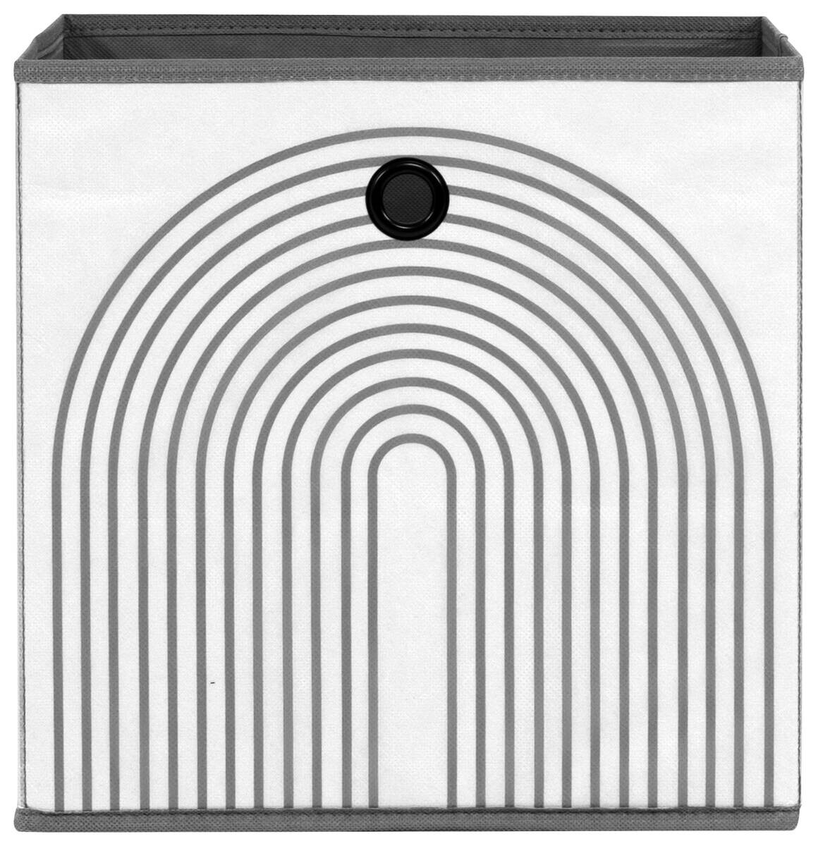 Motivbox Motivbox 1 weiß grau B/H/T: ca. 32x32x32 cm
