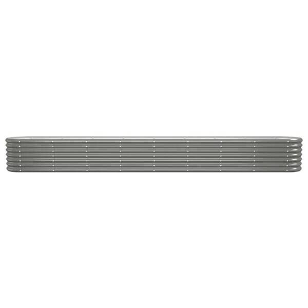Hochbeet grau Stahl B/H/L: ca. 332x36x332 cm