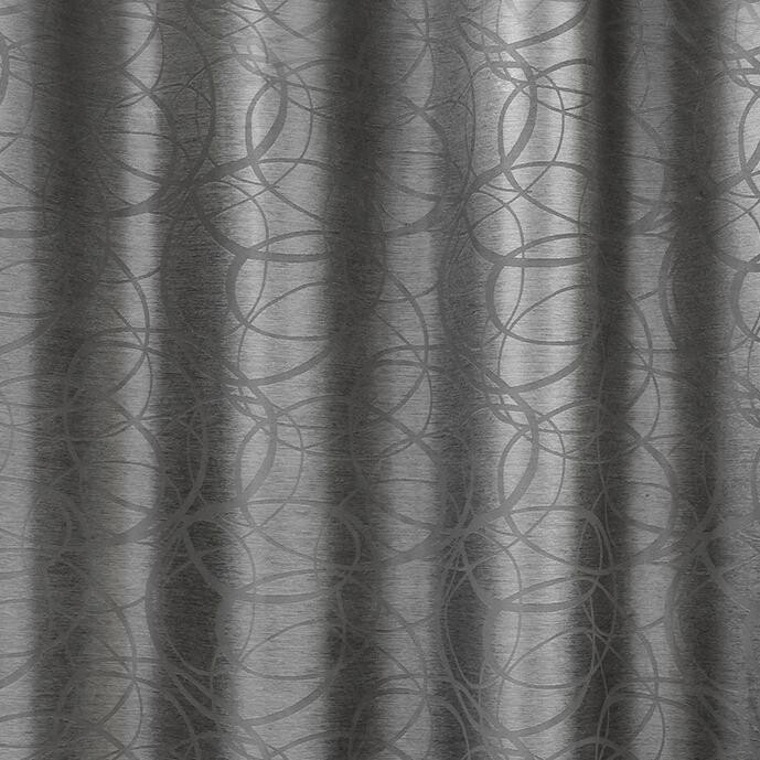 POCOline Ösenvorhang Eaton silber B/L: ca. 140x245 cm
