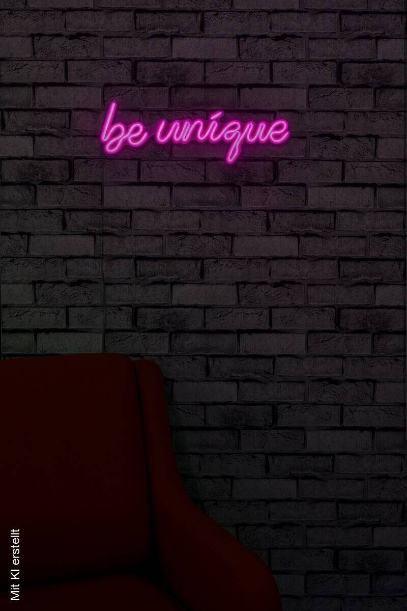 Opviq LED-Wandleuchte rosa PVC B/H/T/L: ca. 49x17x2x49 cm