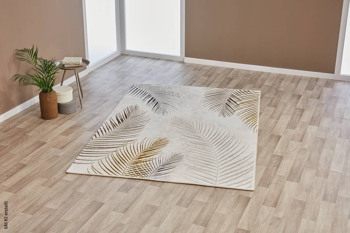 Merinos Teppich Creation creme B/L: ca. 120x160 cm