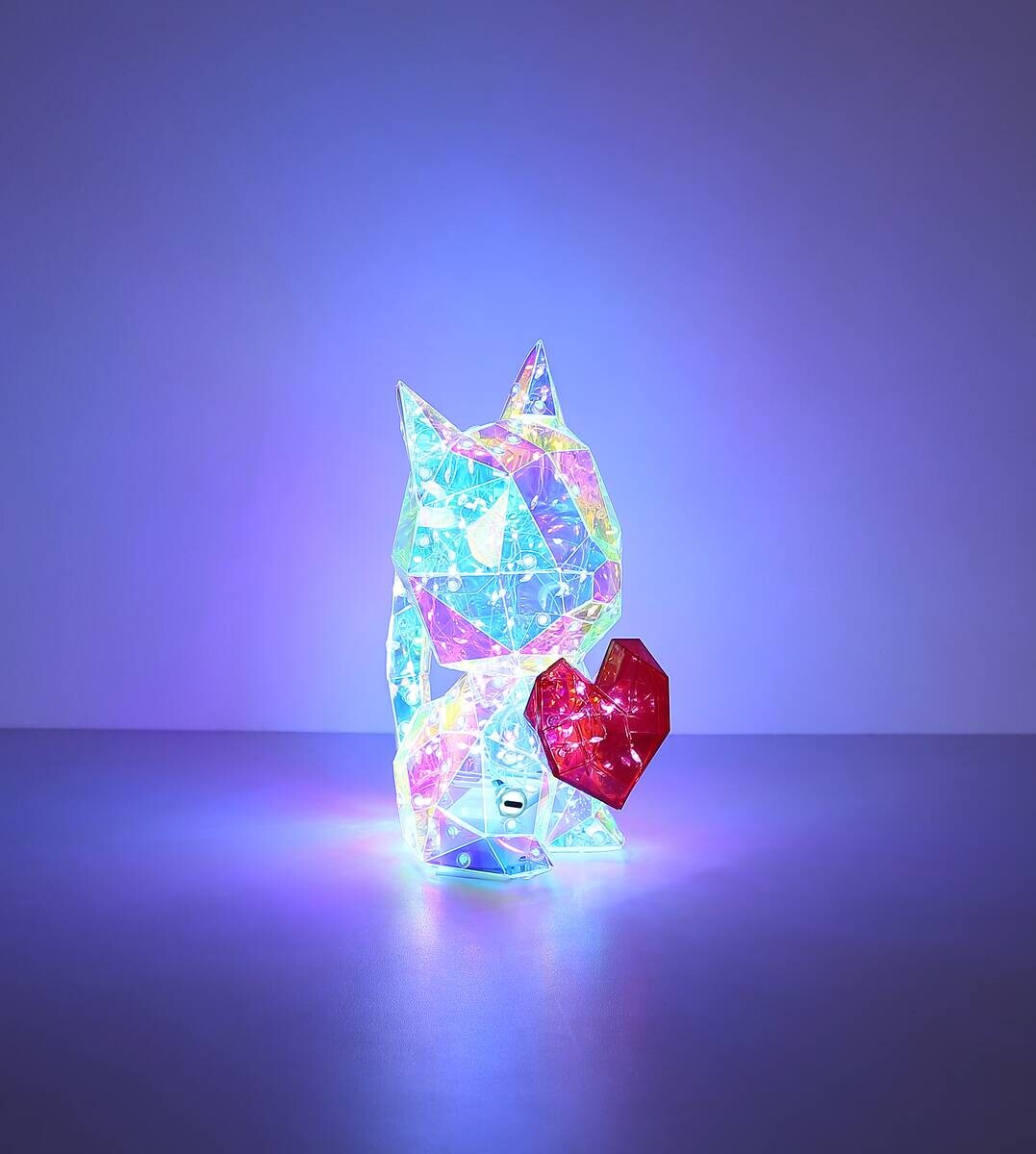 GLOBO LED-Dekoleuchte BRONDAR klar Kunststoff B/H/T: ca. 13x23x17 cm 1 Brennstellen