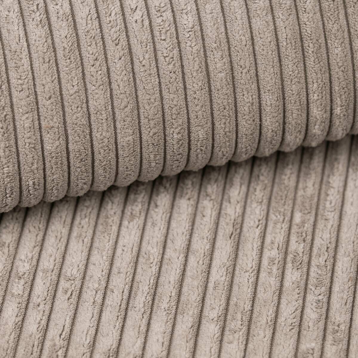 Big Sofa Xantia new 1 beige Velourstoff B/H/T: ca. 318x94x120 cm