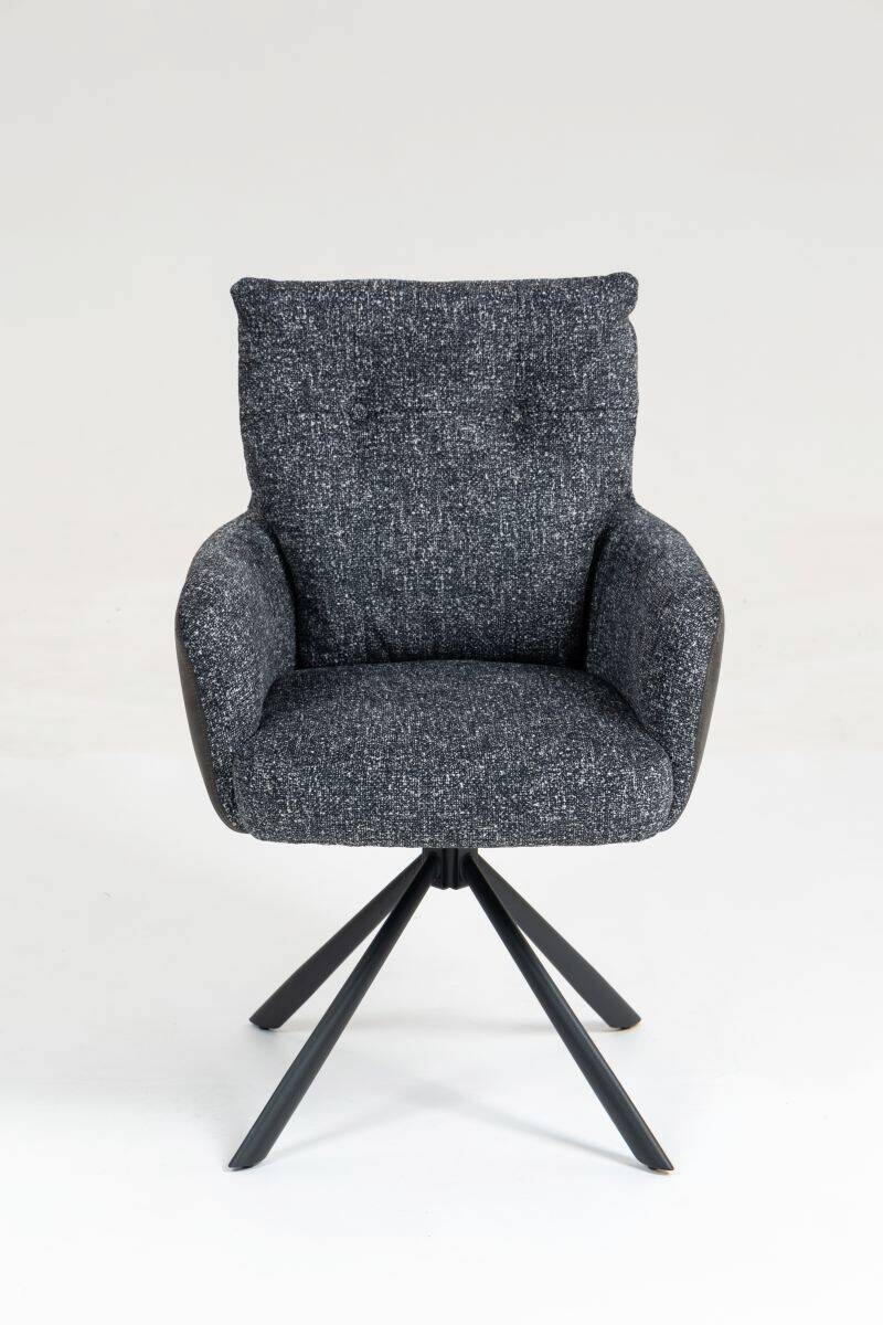 Drehstuhl Lecce anthrazit Microfaser