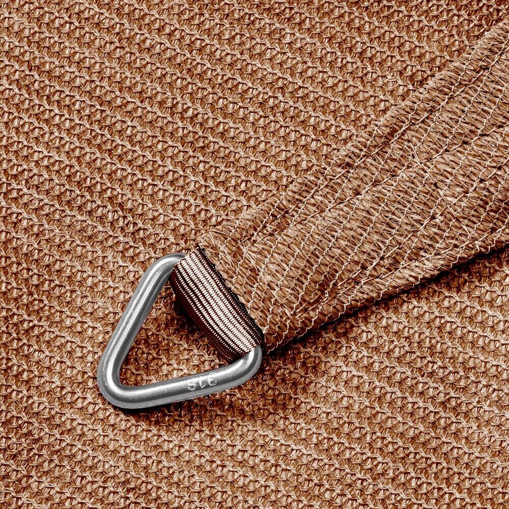 PLATINUM Sonnensegel Coolfit sand Polyethylen B/H/L: ca. 400x1x400 cm