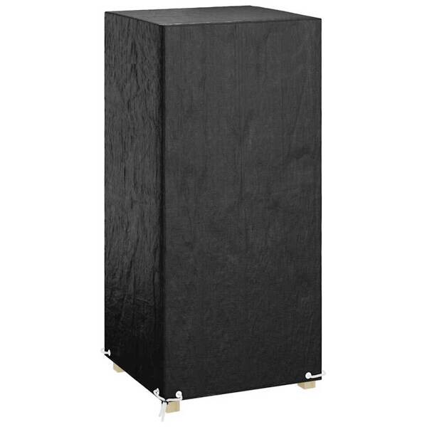vidaXL Gartenmöbel-Abdeckung schwarz Aluminium B/H/L: ca. 70x140x75 cm