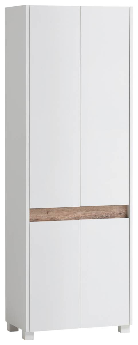 Schuhschrank Cosmo perlweiß Optik B/H/T: ca. 56,9x164,5x33 cm