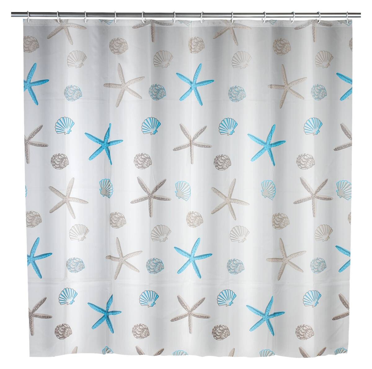 WENKO Duschvorhang Bella Mare Polyethylen