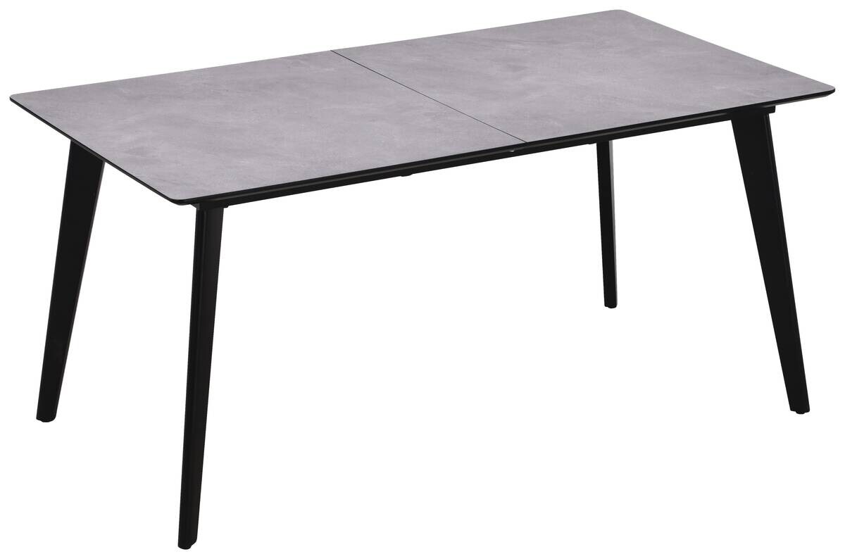 Tischgruppe Tulsa Beton Optik anthrazit B/H/T: ca. 160x75x90 cm