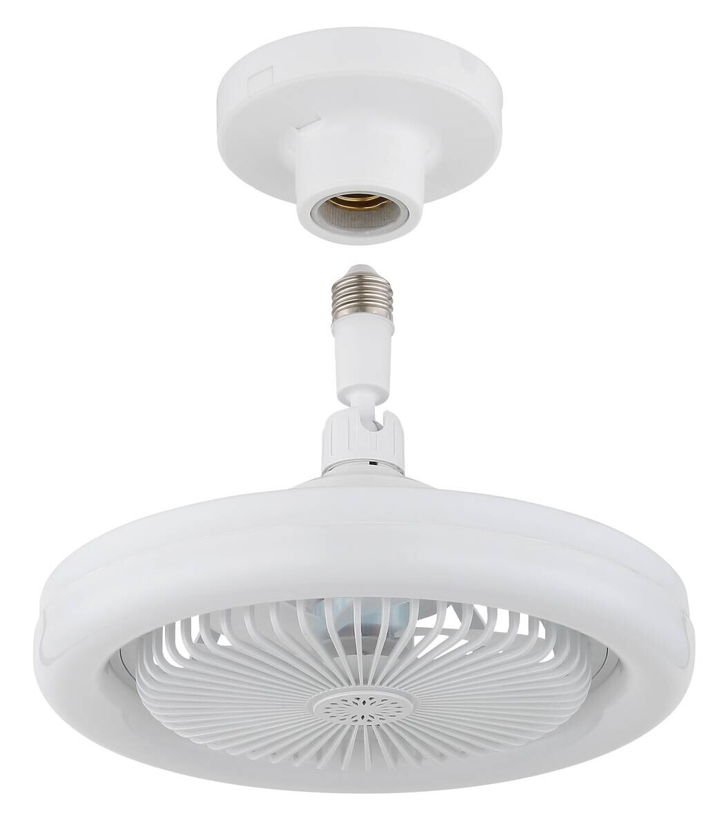 GLOBO Deckenventilator weiß Opal H/D: ca. 21,7x25,8 cm max. 20 W