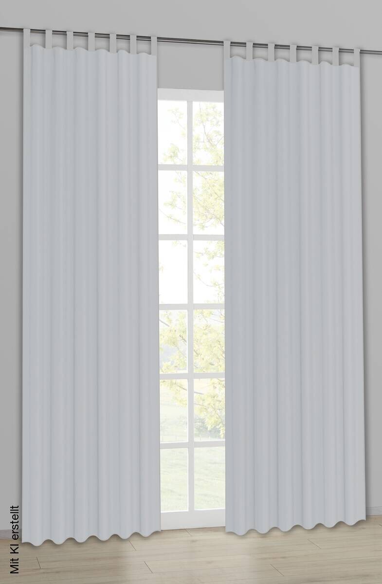 POCOline Kombivorhang Nouveau silber B/L: ca. 140x245 cm