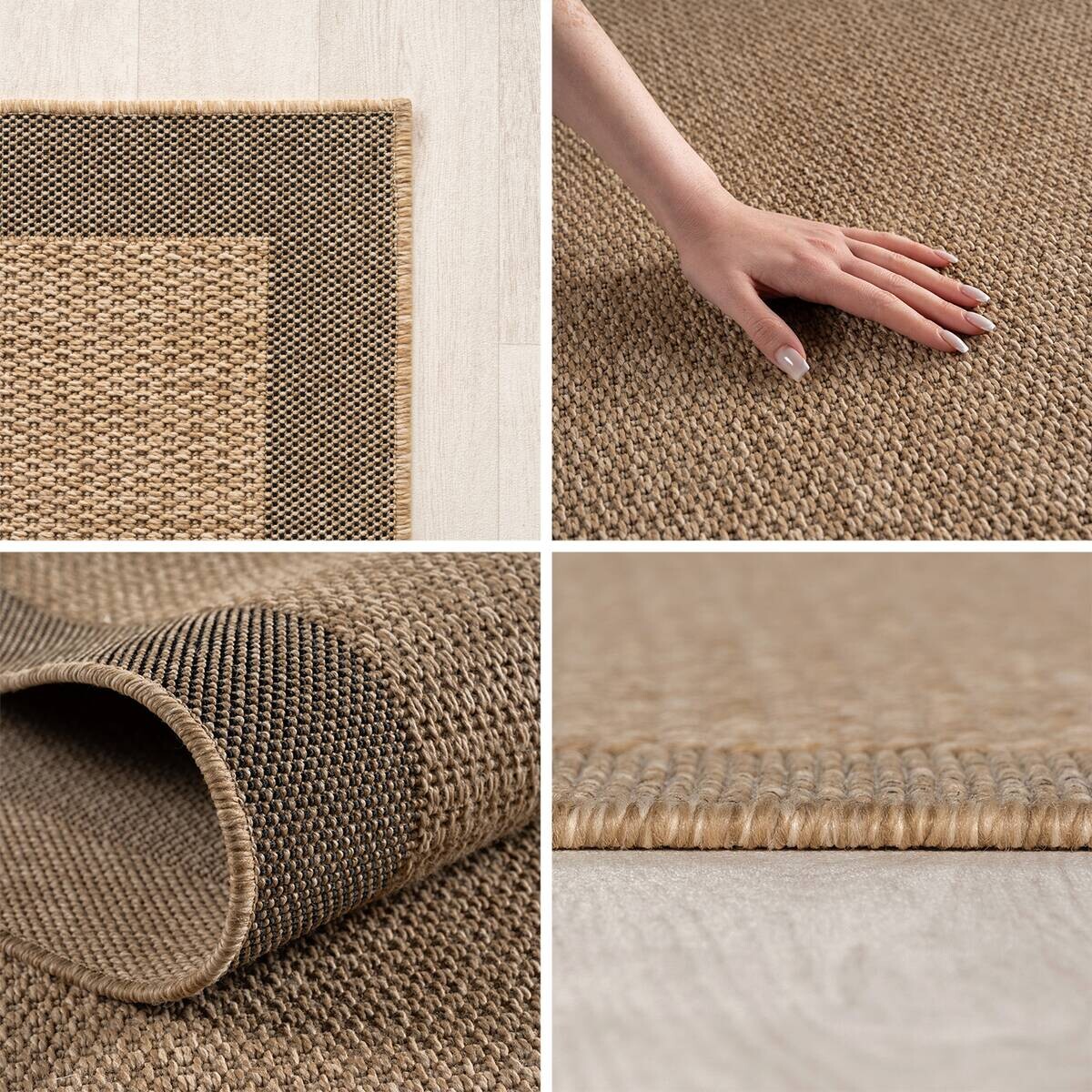 Ayyildiz Flachwebteppich TIMBER beige D: ca. 120 cm