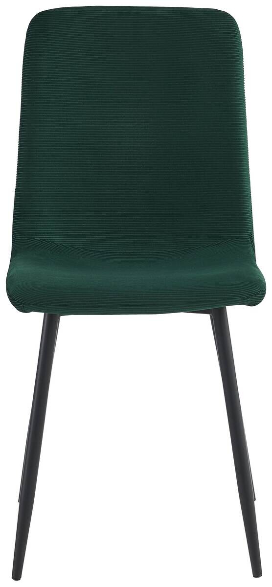 Stuhl Leipzig, 4er-Set moosgrün Microfaser B/H/T: ca. 44x92x54 cm