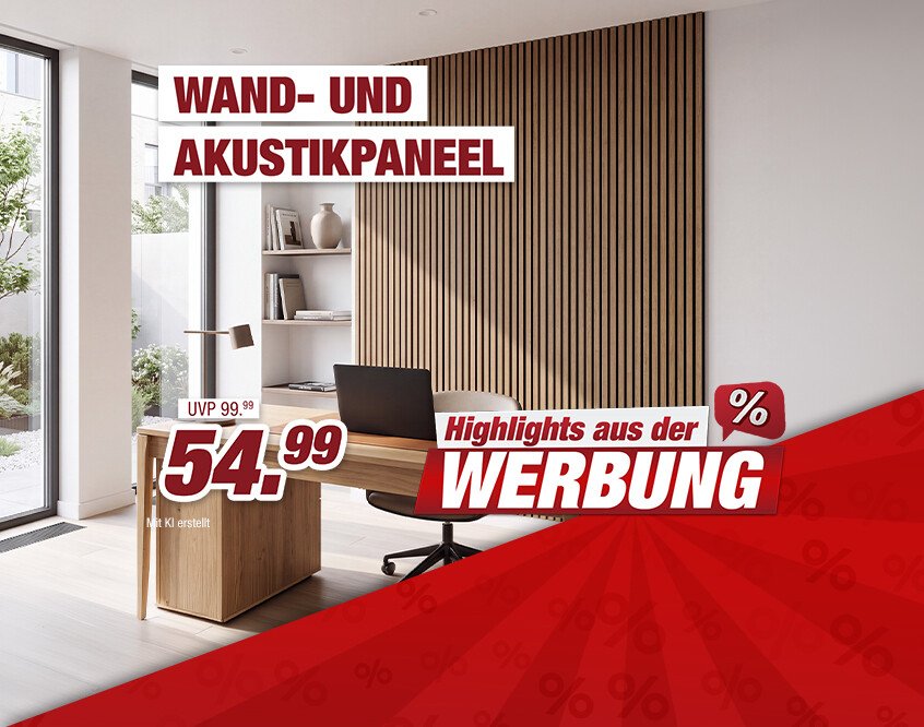 Unsere Werbe Highlights - Wand- und Akustikpaneel