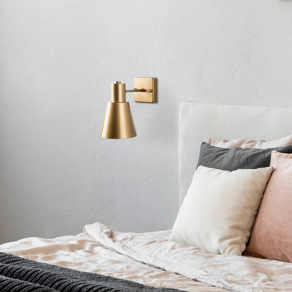 Opviq Wandleuchte gold Metall B/H/L: ca. 24x21x14 cm E27 1 Brennstellen