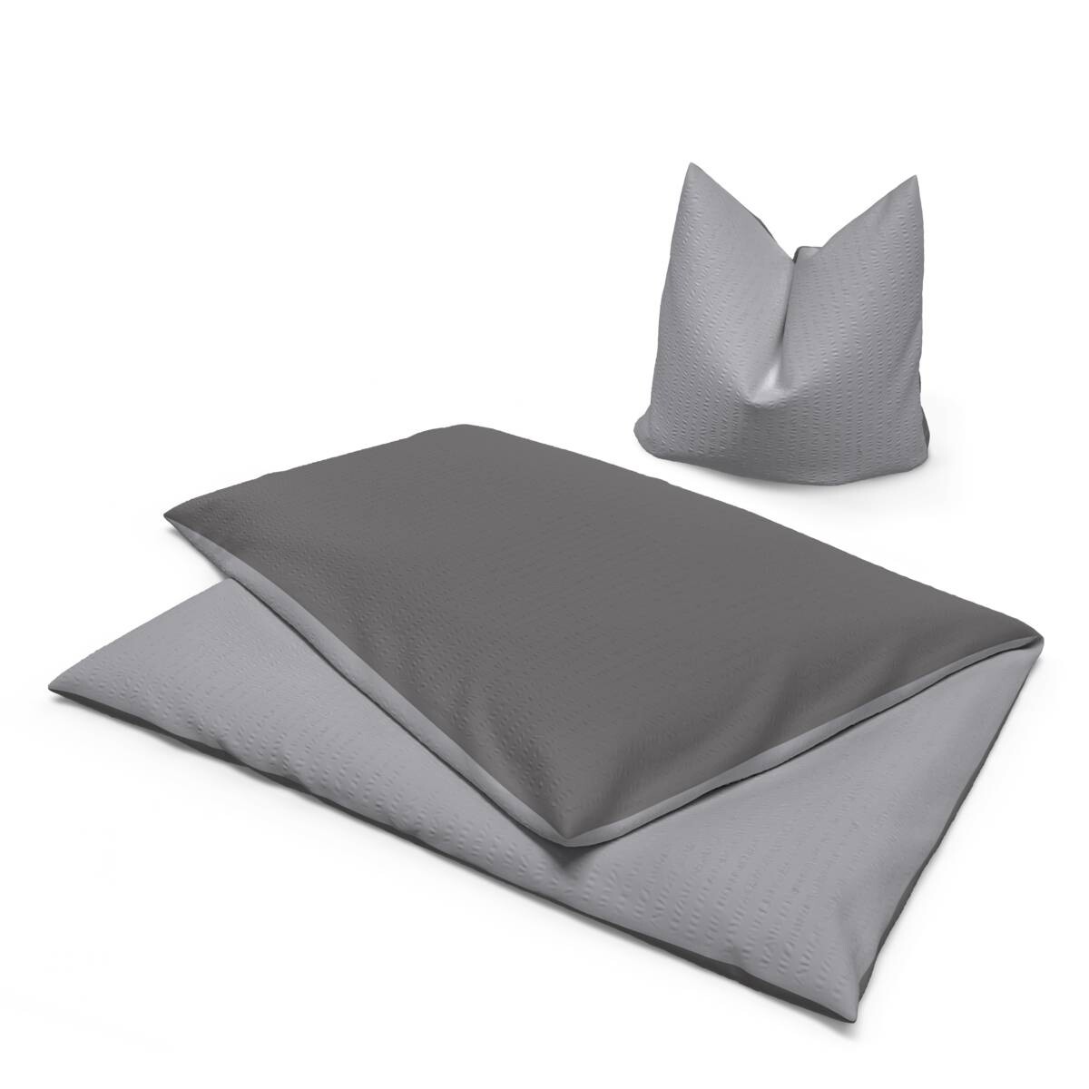 Baumwoll Bettwäsche Seersucker