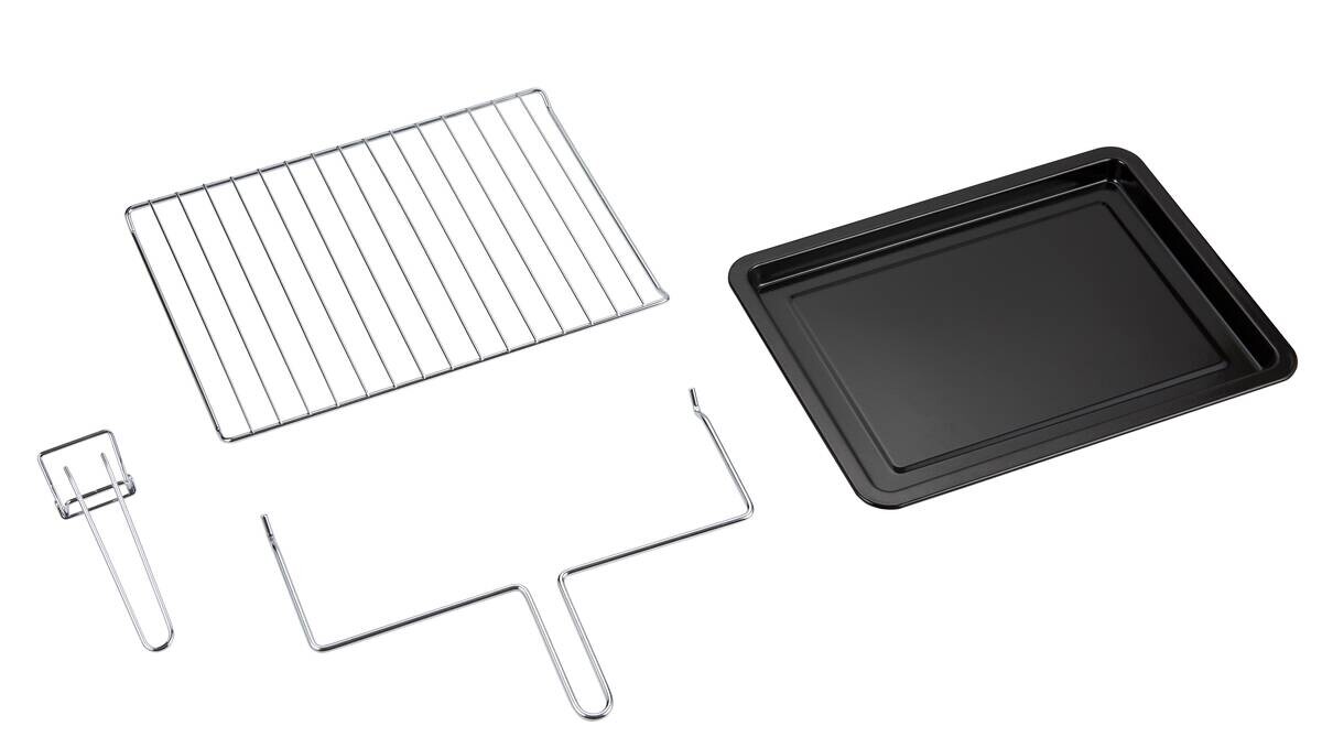 POCOline Mini-Backofen schwarz Glas B/H/L: ca. 38,4x37,2x53,6 cm ca. 36 l