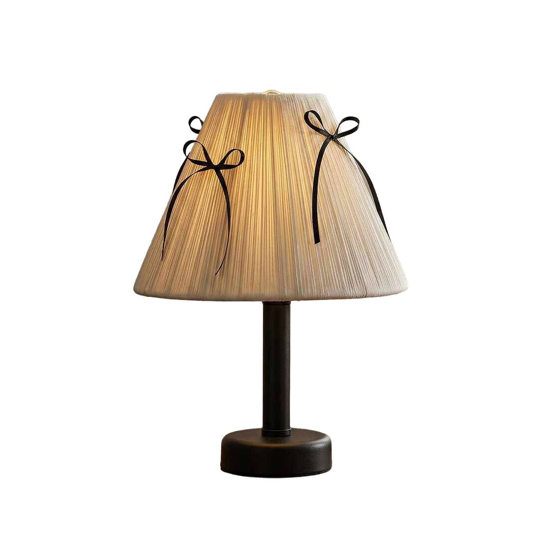 Opviq Tischleuchte beige schwarz Metall B/H/T/L/D: ca. 25x35x25x25x25 cm null 1 Brennstellen
