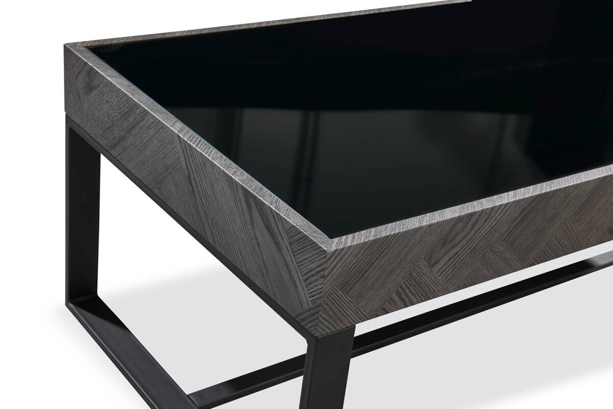 Couchtisch Mimi schwarz Glas B/H/T: ca. 110x43x60 cm