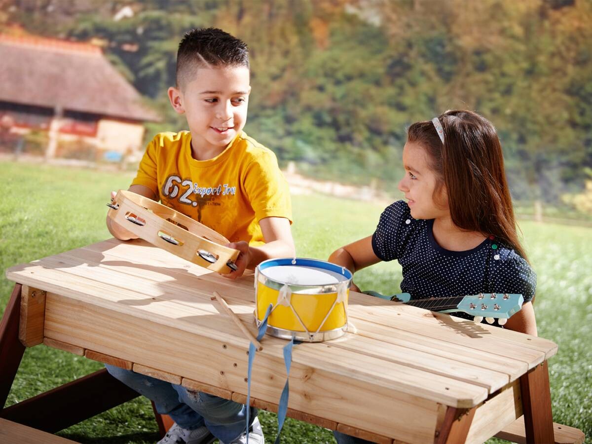 AXI Sand & Wassertisch Nick braun B/H/L: ca. 98x49x95 cm