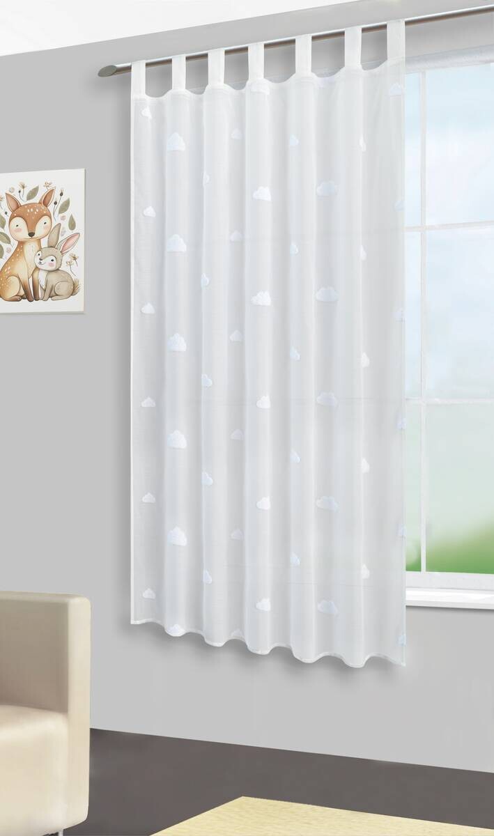 POCOline Kombivorhang Clouds champagner B/L: ca. 140x175 cm