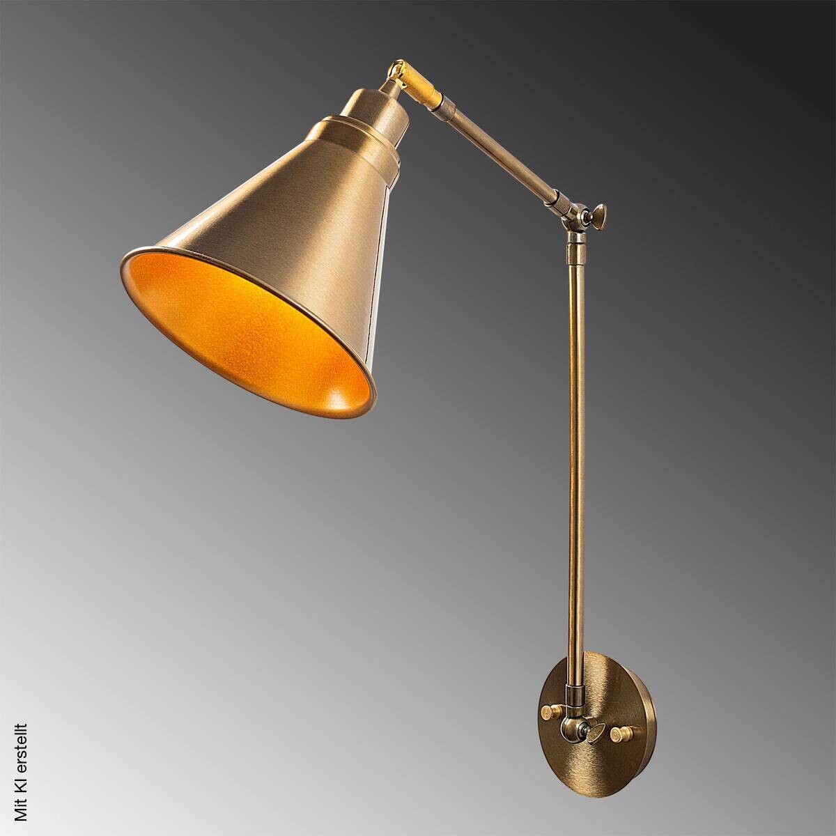 Opviq Wandleuchte Metall B/H/L: ca. 20x56x20 cm E27 1 Brennstellen