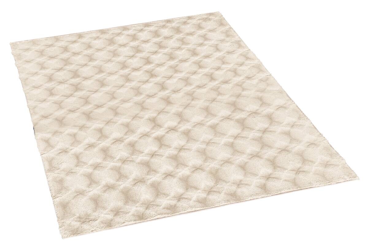 Fellimitat Diamond creme B/L: ca. 120x170 cm