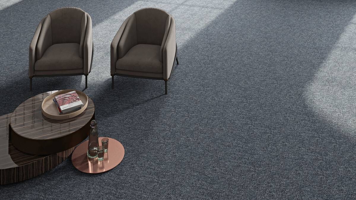 Teppichfliese Sierra grau B/L: ca. 50x50 cm pro Stück