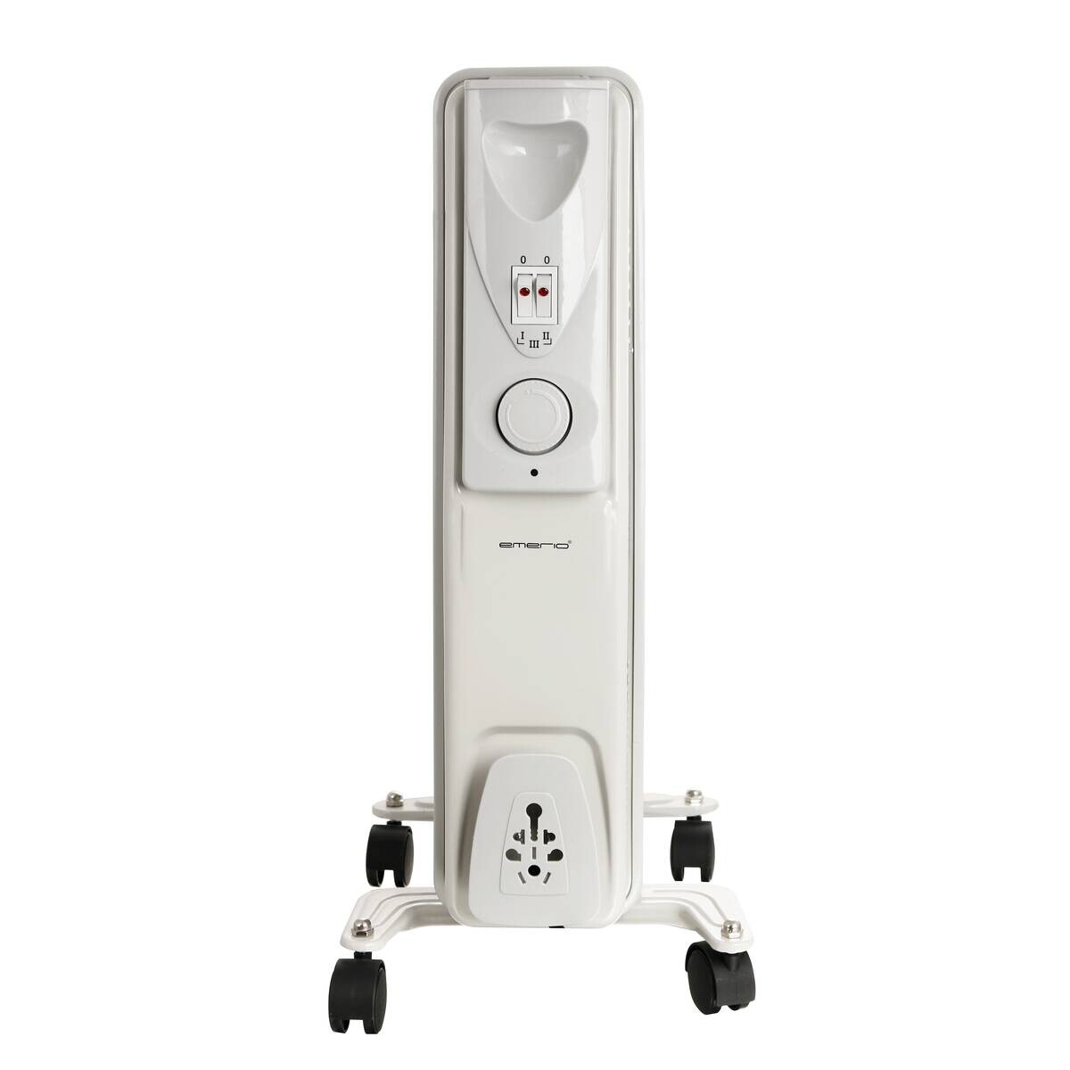 Ölradiator weiß Metall Kunststoff B/H/L: ca. 25x41x63 cm ca. 1500 W