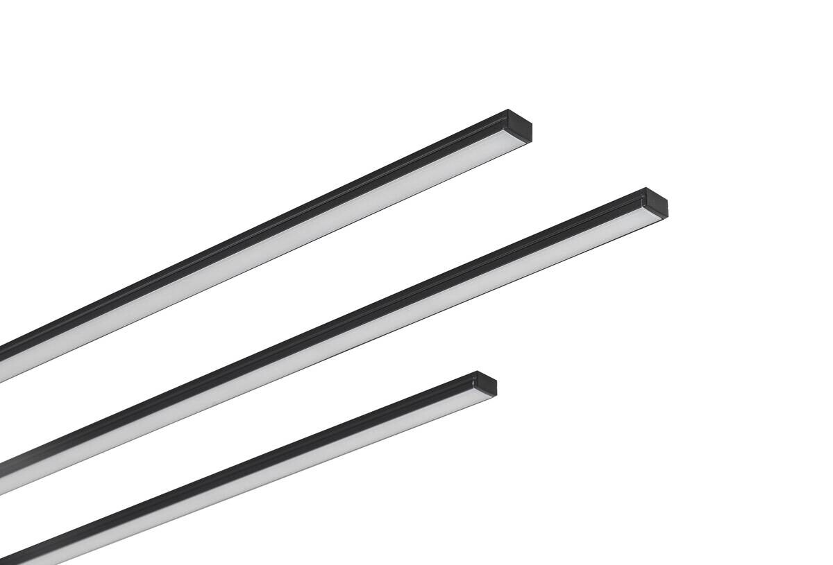 Nolo LED-Leuchten für Akustikpaneel schwarz