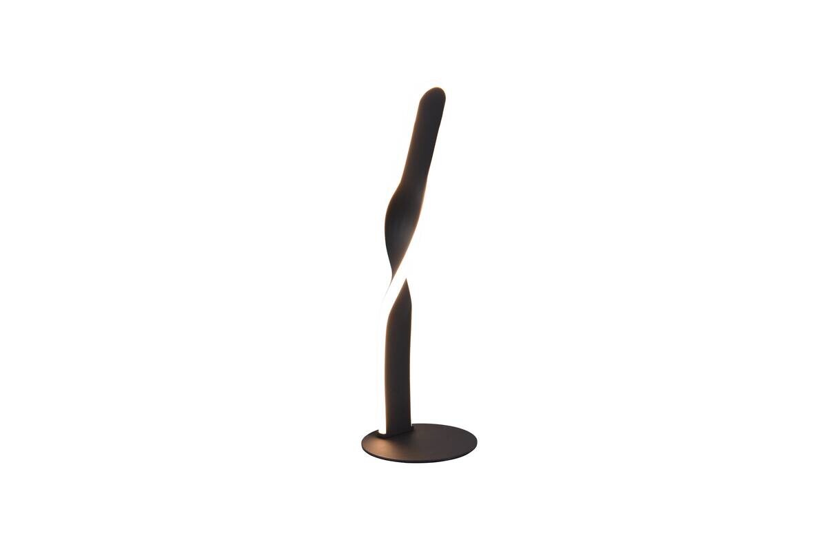 Reality LED Tischleuchte Ginko mattschwarz Metall H: ca. 40,5 cm 1 Brennstellen