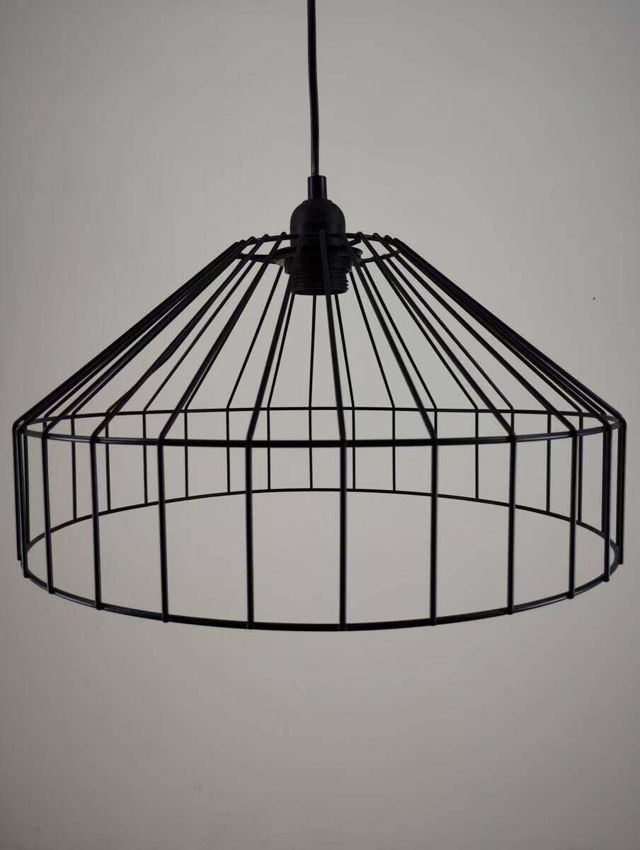 POCOline Pendelleuchte Ivette schwarz Metall H/D: ca. 75x38 cm E27 1 Brennstellen