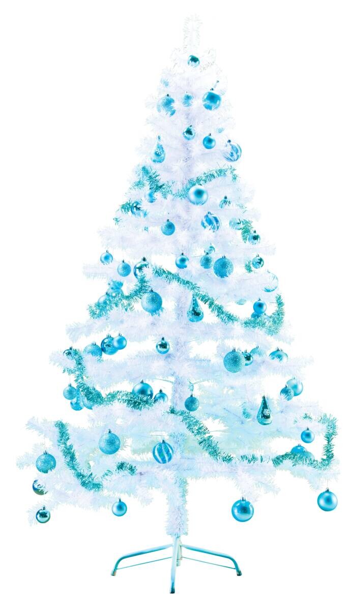 HI Weihnachtsbaum weiß Kunststoff H: ca. 150 cm