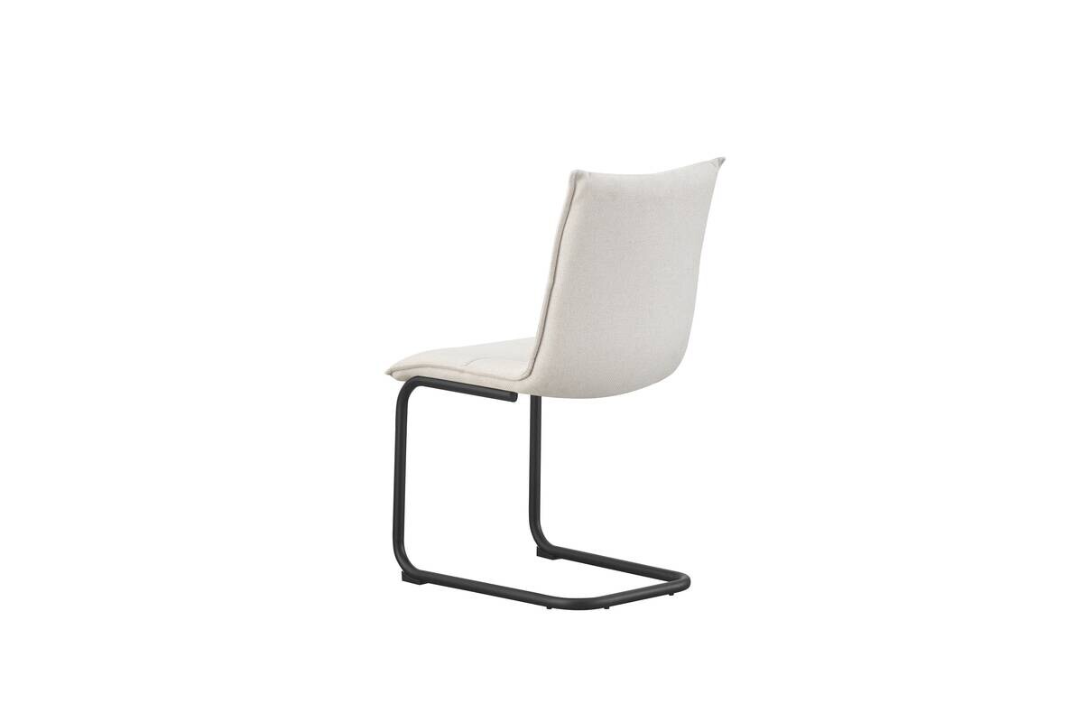 Schwingstuhl SONJA, 2er Set creme Webstoff B/H/T: ca. 46x89x57 cm