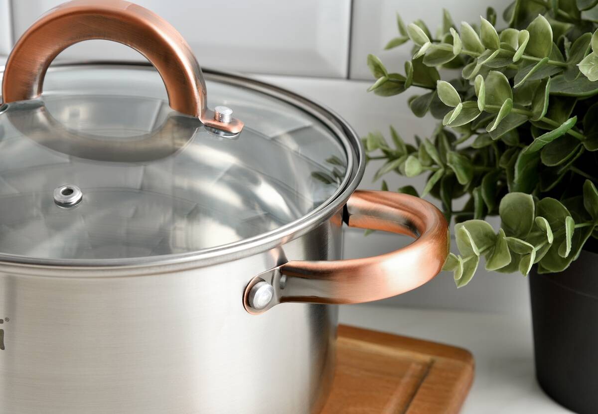 SAN IGNACIO Topfset Onil silber Edelstahl 5 tlg.