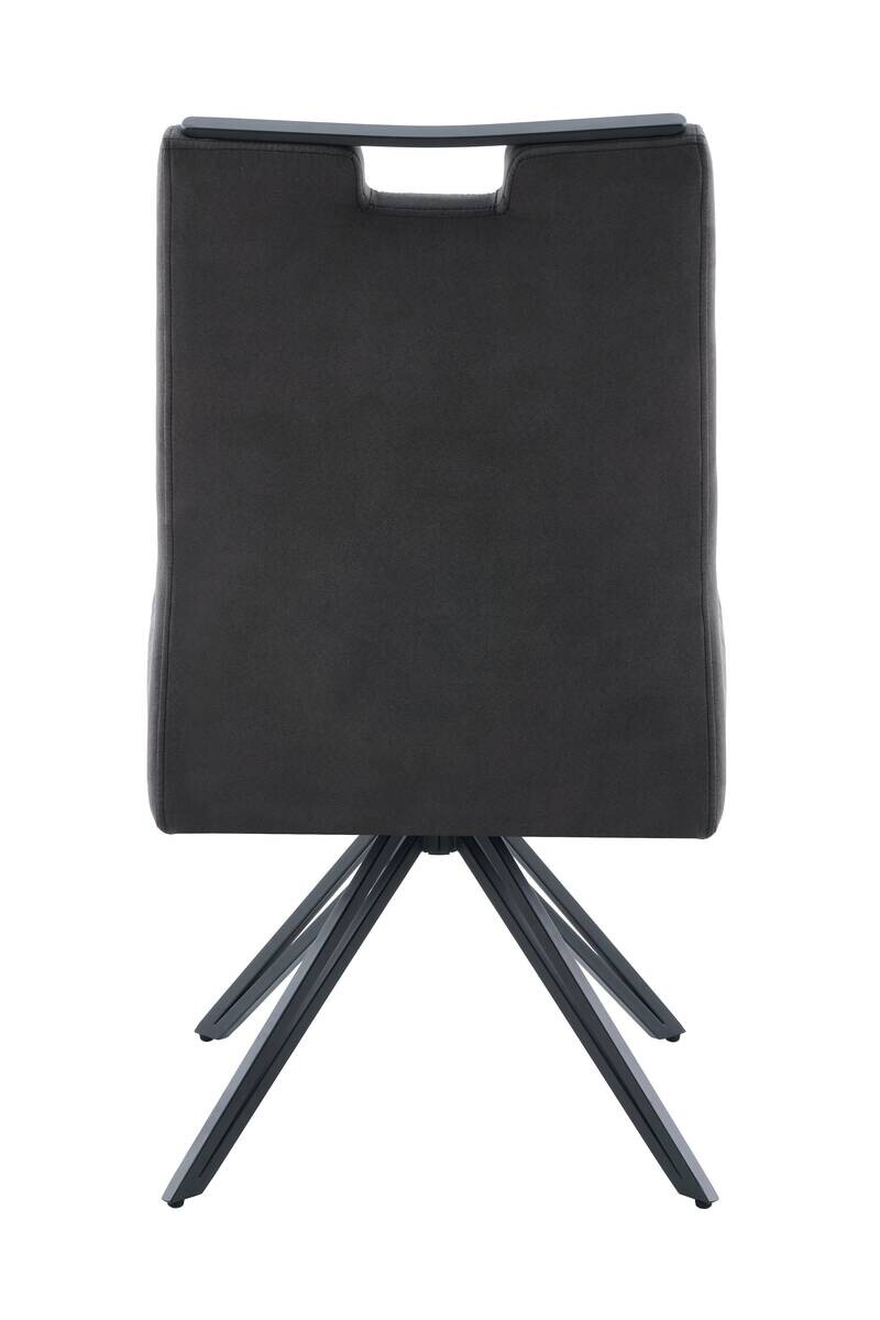 Stuhl Maggy anthrazit Microfaser B/H/T: ca. 54x97x69 cm