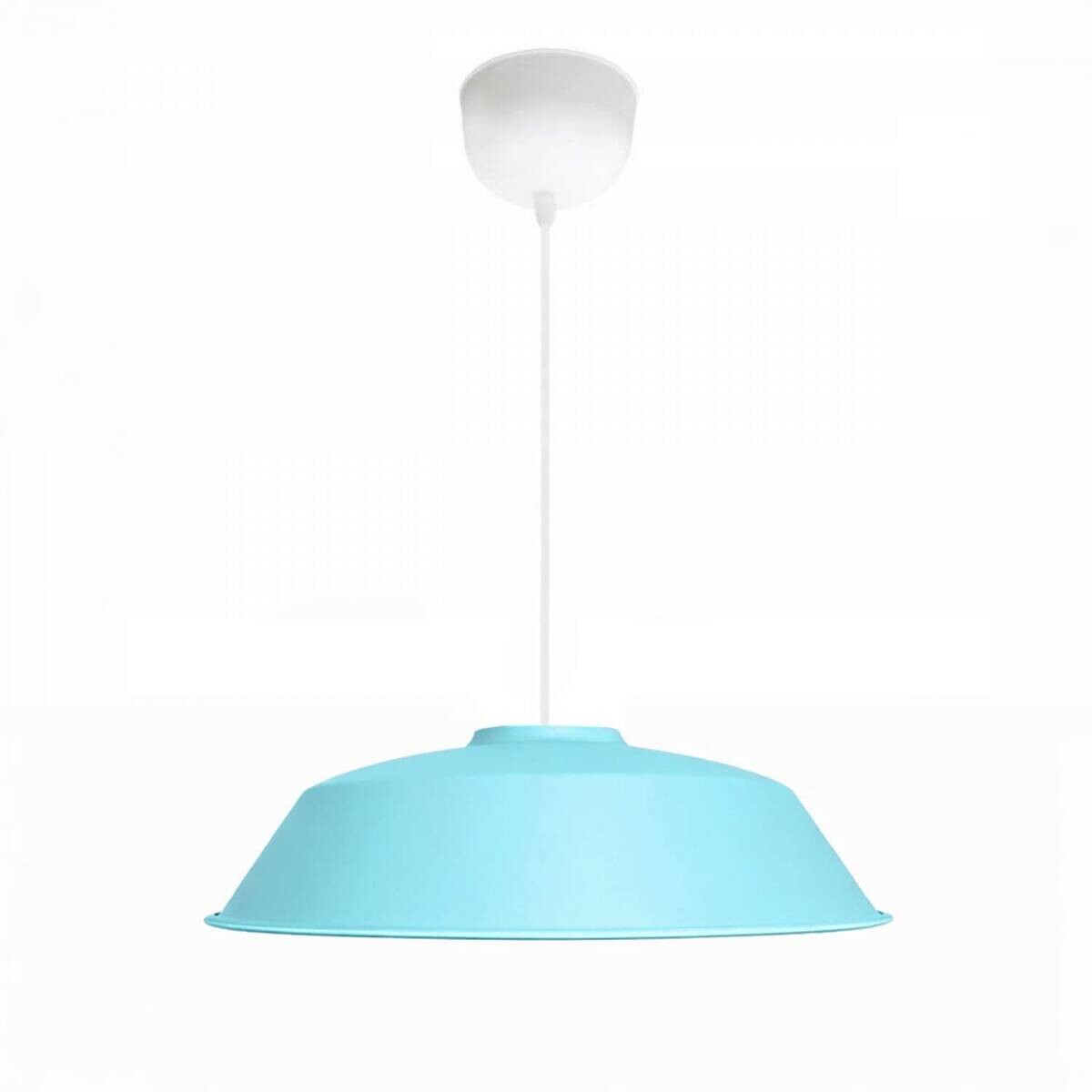 Opviq Pendelleuchte blau B/H/T: ca. 35,5x120x35,5 cm E27 1 Brennstellen