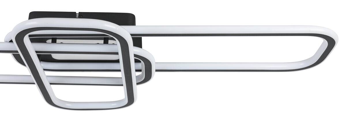 Nolo LED-Deckenleuchte Center schwarz Metall B/H/L: ca. 46x11x95 cm