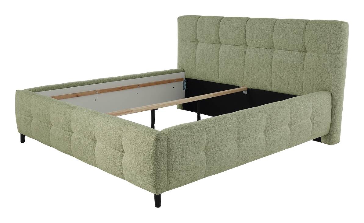Polsterbettgestell grün Polyester Liegefläche B/L: ca. 180x200 cm