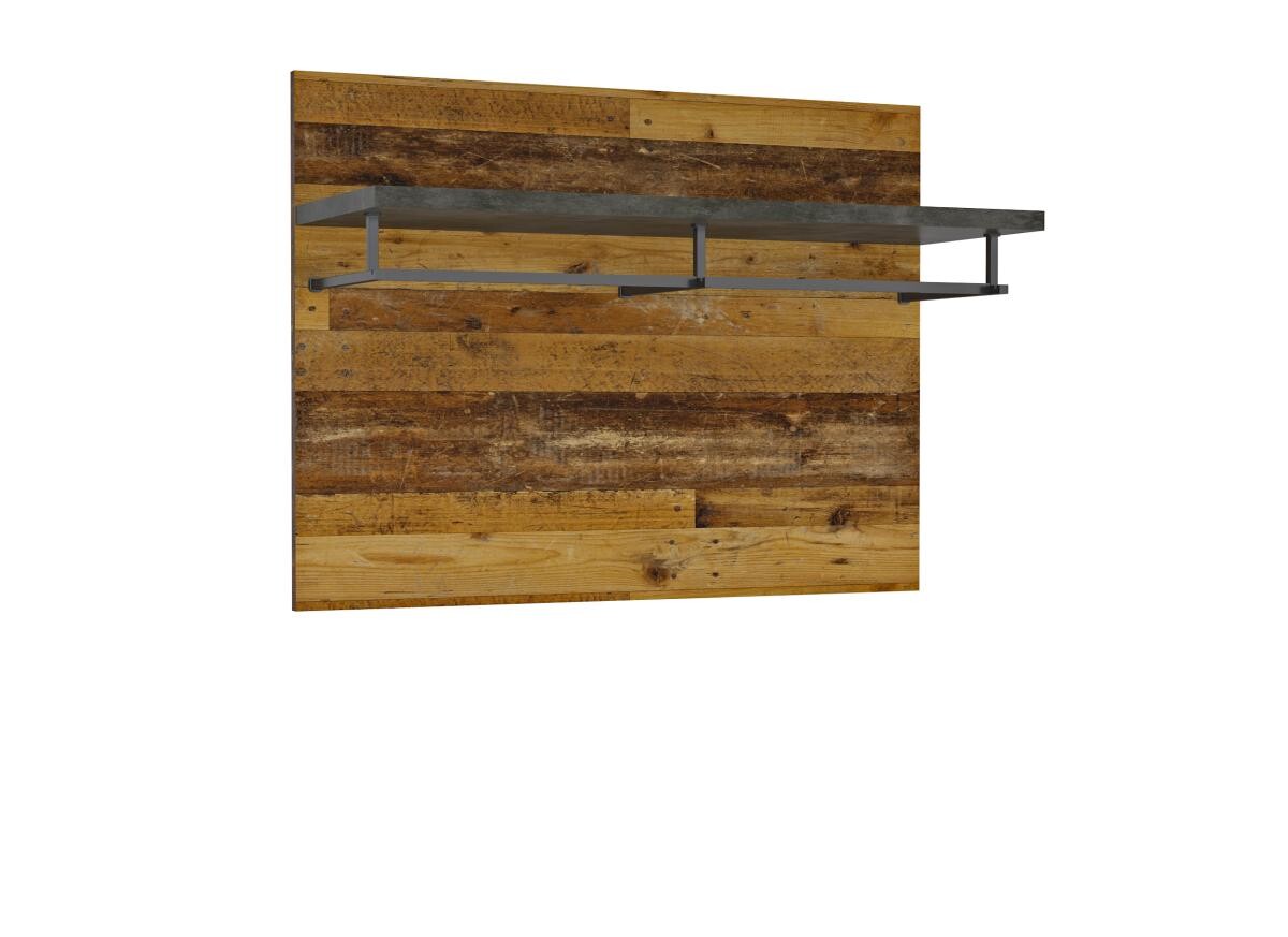 Garderobenpaneel Perugia Old Wood Nachbildung Fresko Nachbildung B/H/T: ca. 80x60x30 cm