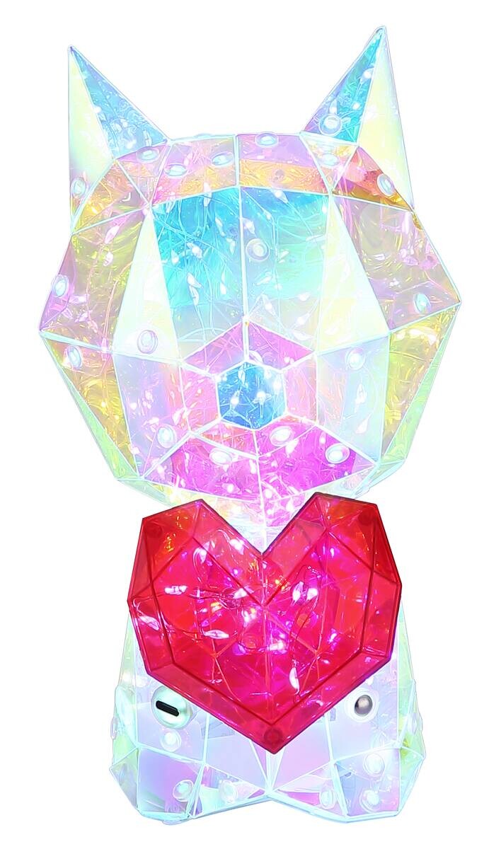 GLOBO LED-Dekoleuchte BRONDAR klar Kunststoff B/H/T: ca. 13x23x17 cm 1 Brennstellen