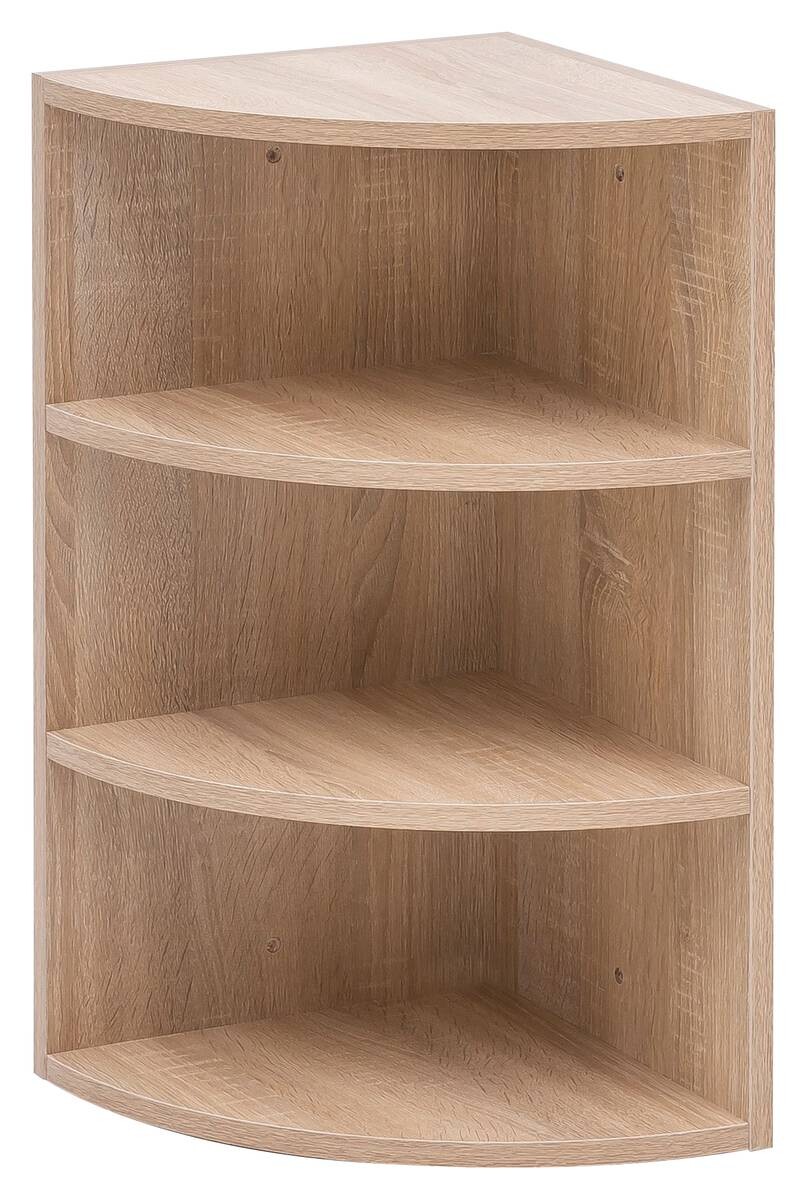 Eckregal Eiche Sonoma Nachbildung B/H/T: ca. 30x60x30 cm