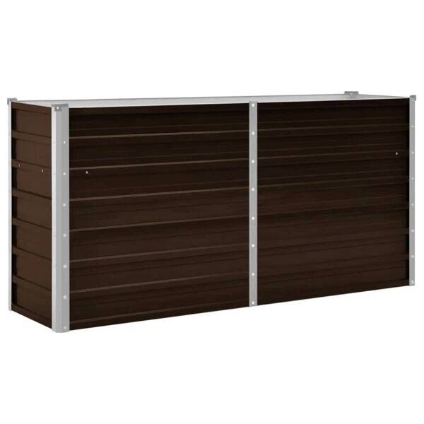 Hochbeet braun Stahl B/H/L: ca. 40x77x160 cm