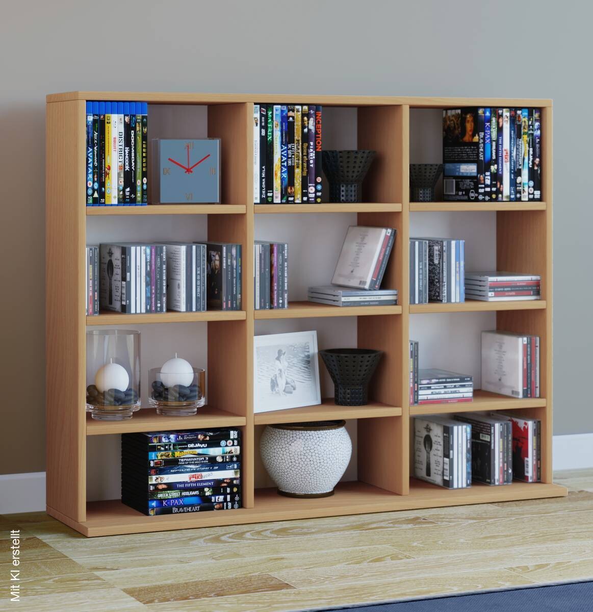 Regal Megosa Mini buche Nachbildung Holzwerkstoff B/H/T: ca. 102x83x23 cm